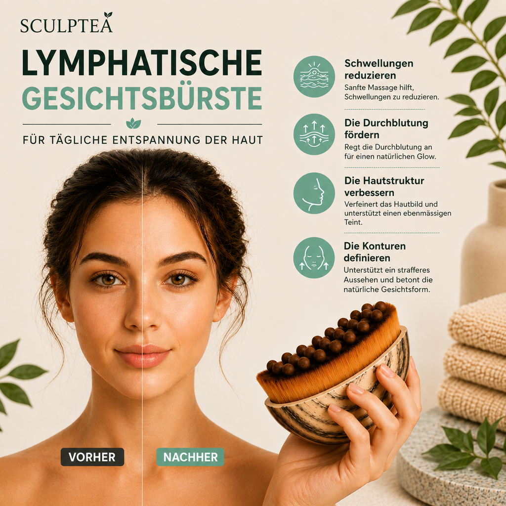 Sculptea™ lymphatische Gesichtsbürste